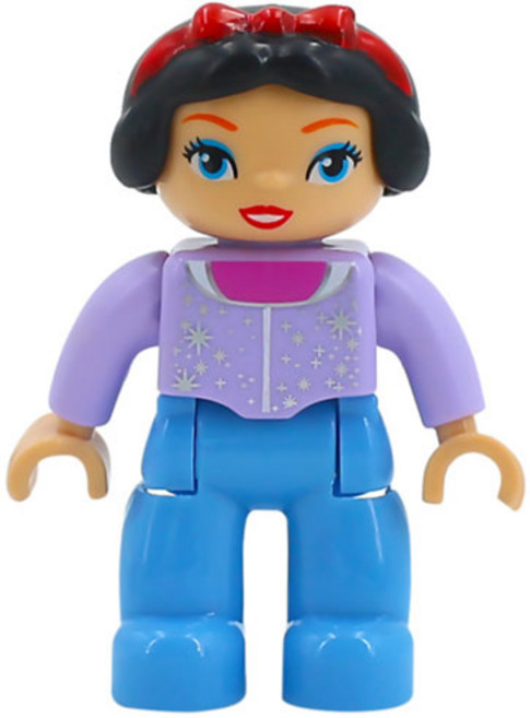 듀플로 호환 사람 피규어 큰 블럭 피규어 모음, 28. 분홍 공주, 1개