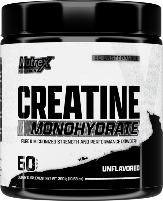 뉴트렉스리서치 크레아틴 모노하이드레이트 언플레이버드, 1개, 300g