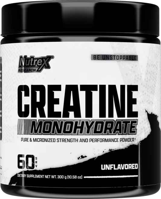 뉴트렉스리서치 크레아틴 모노하이드레이트 언플레이버드, 1개, 300g - 쿠팡