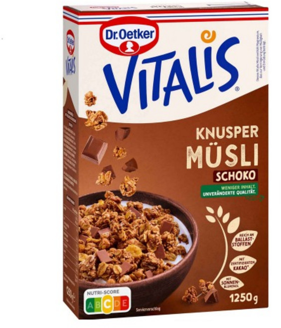 비탈리스 크누스퍼 뮤즐리 초코 1.25kg, 1개