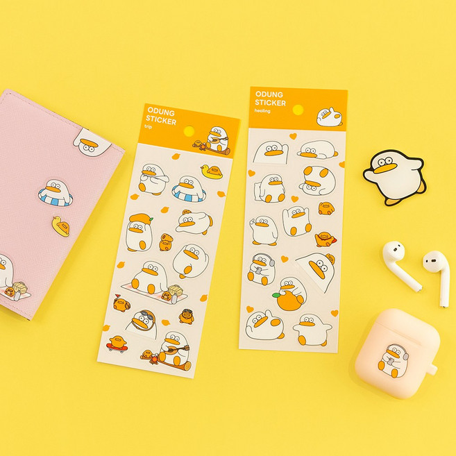 오둥이 판스티커 3종 (택1), 1개, 오둥이 판스티커_여행