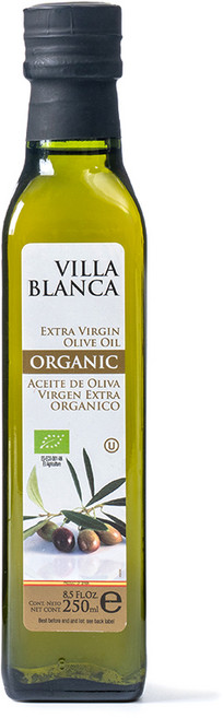 빌라블랑카 유기농 오가닉 스페인산 엑스트라버진 올리브오일, 1개, 250ml