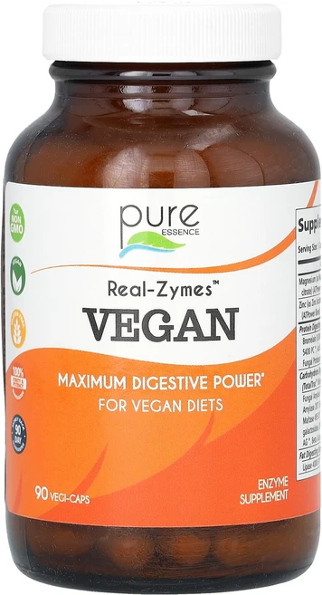 새해 첫좋은선물 Pure Essence Real-Zymes 비건 베지 캡슐 90정 제대로 할인합니다, PureEssenceRealZymes비건베지캡슐90정, 1개 - 쿠팡