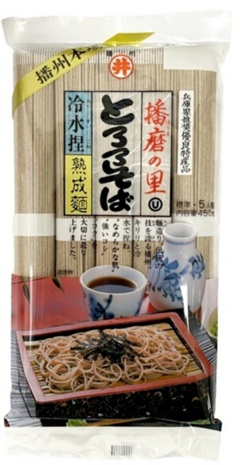 東亞食品工業 播磨之里 蕎麥麵 450g 5束入 熟成麵 山藥蕎麥麵, 1個