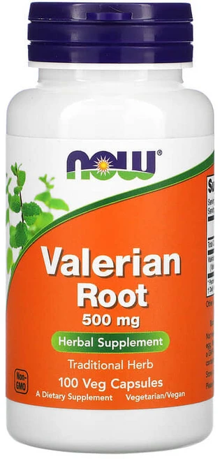 NOW Foods 발레리안 뿌리 500mg 베지 캡슐 100정 NOW-04770, 1개 - 쿠팡