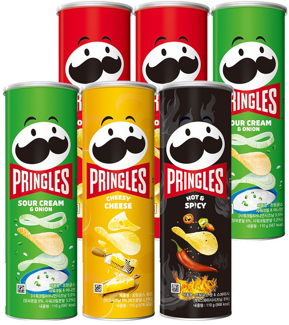 프링글스 베스트팩 감자스낵, 1세트, 660g