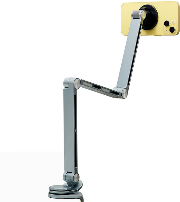 태블릿 아이패드 마그네틱 거치대 갤럭시탭 핸드폰 테이블 침대 패드 자석 거치대, 맥세이프, 그레이, 1개