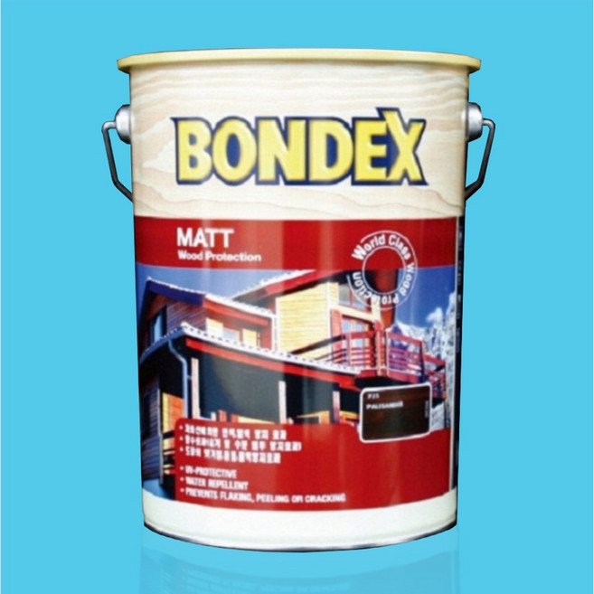 본덱스 오일스테인 5L (유성/외장용) 오일스텐 우드스테인, 1개, 티크색