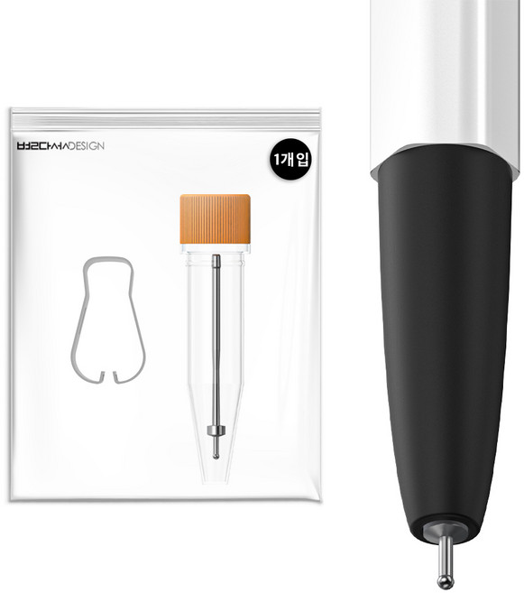 삼성 갤럭시 탭 S펜 메탈 펜촉 반영구 티타늄 초슬림형, 1개