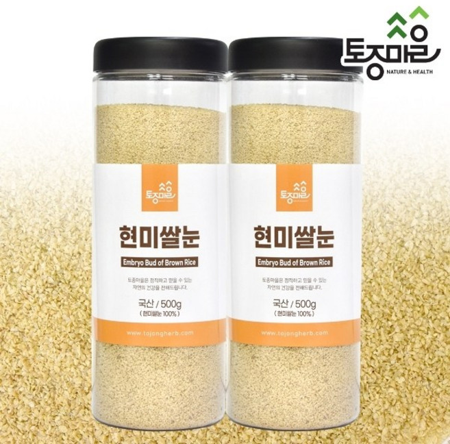 (주)토종마을 국산 현미쌀눈 500g, 2개