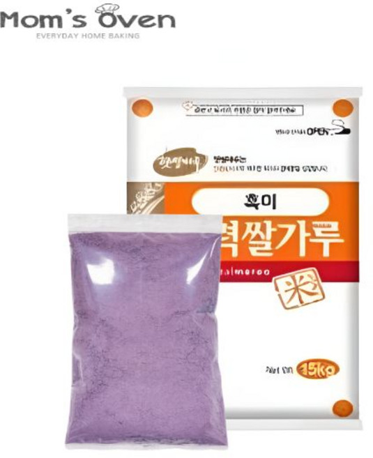 흑미강력쌀가루 1kg (수입쌀 흑미-국산)(진공식품지소분상품), 1개