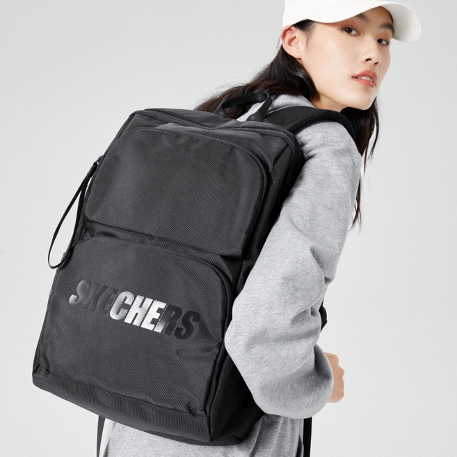 스케쳐스 남녀공용 스포츠 백팩 L320U196, 카본블랙, 1