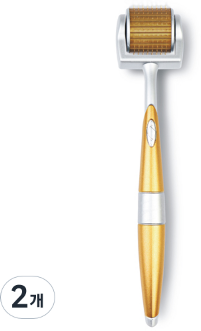 라르꼬발레노 티타늄 바늘 ZGTS MTS 롤러 0.25mm, 혼합색상, 2개