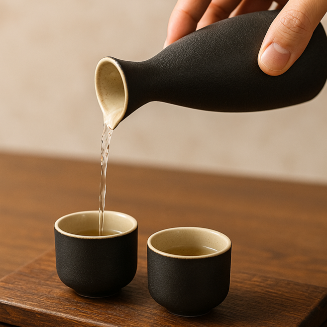 티소담 도쿠리 병 잔 세트, 1세트