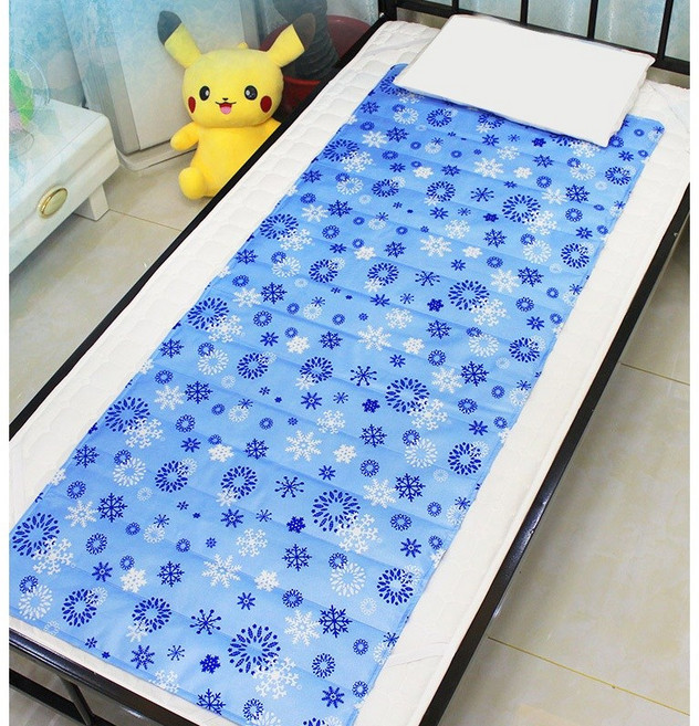 加厚冰沙坐墊 床墊 汽車坐墊 冰凝膠涼墊 降溫墊 冰墊, 中款50x150cm