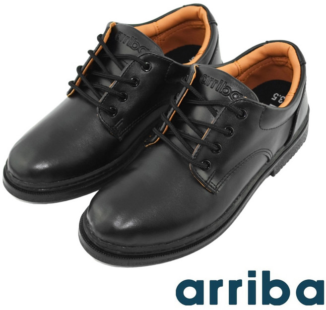 arriba 經典素面學生皮鞋 台灣製造