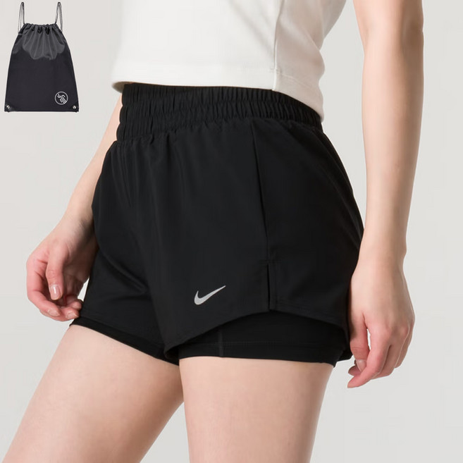 나이키 여성 드라이핏 3인치 투인원 러닝 헬스 운동 쇼츠 (PGN짐쌕가방 지급)