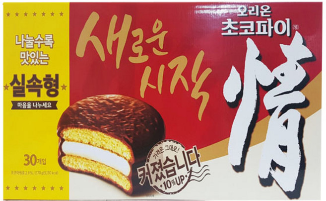 오리온 초코파이 정, 1.17kg, 1개