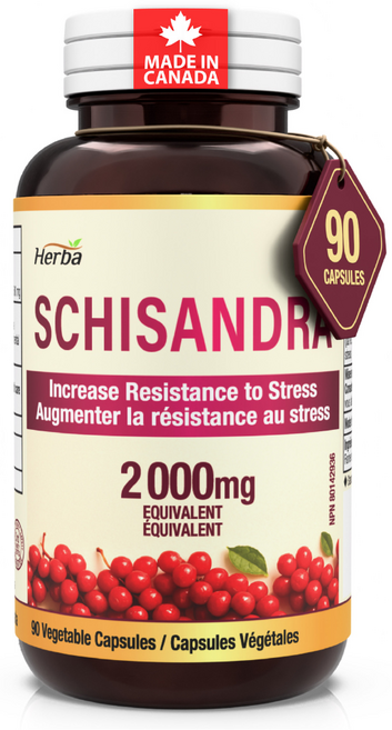 오미자 500mg 90베지캡슐 Schisandra 캐나다 식약처 승인 허바 캐나다, 1개, 90정