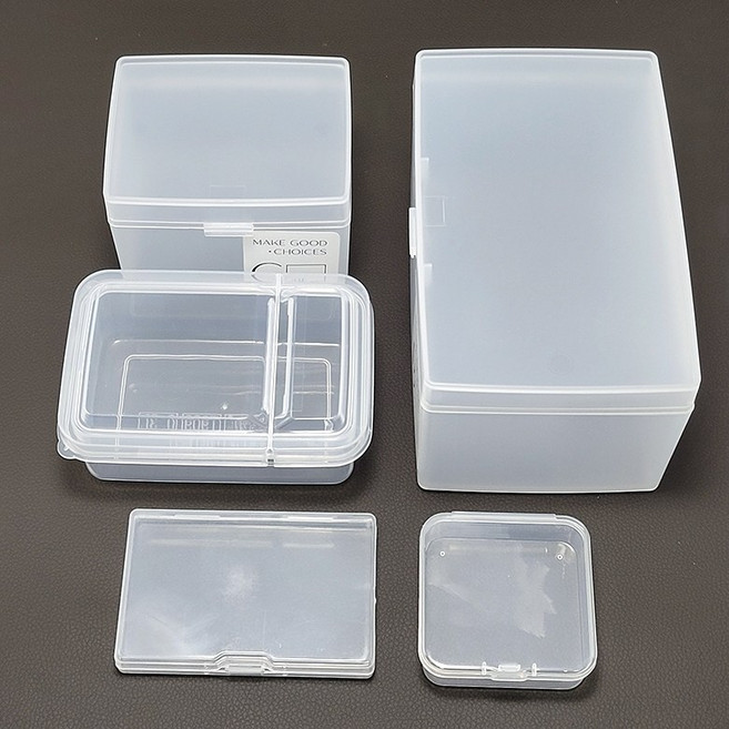 포토카드 수납 케이스 포카 보관함 정리 포카 정리함 악세사리 소지품 정리통, FLAP타입-1개, 투명, 1개, 1개