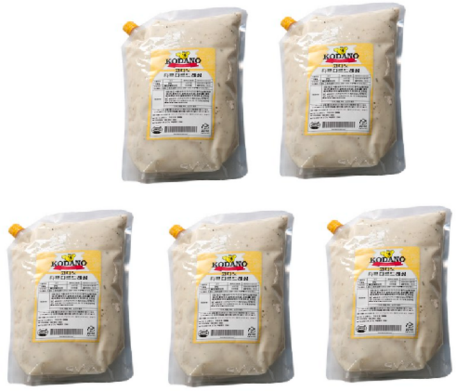 코다노 타르타르 드레싱 2kg 냉장제품 아이스박스무료포장, 5개