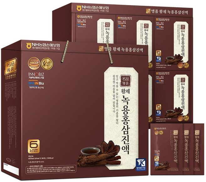 더존건강 황제 녹용홍삼 진액, 1박스