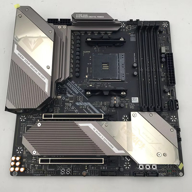 MAXSUN MS-iCraft B550M 용 컴퓨터 마더보드 Ruilong AM4 Des/top 지원