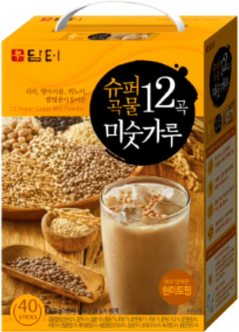 담터 슈퍼 곡물 12곡 미숫가루, 800g, 3개