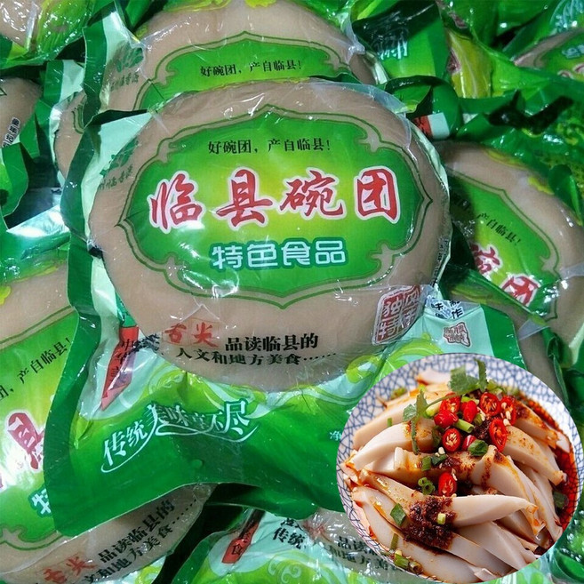 중국식품 완투안 메밀묵 양념 미포함 정통 산시성 특산품, 2개, 250g