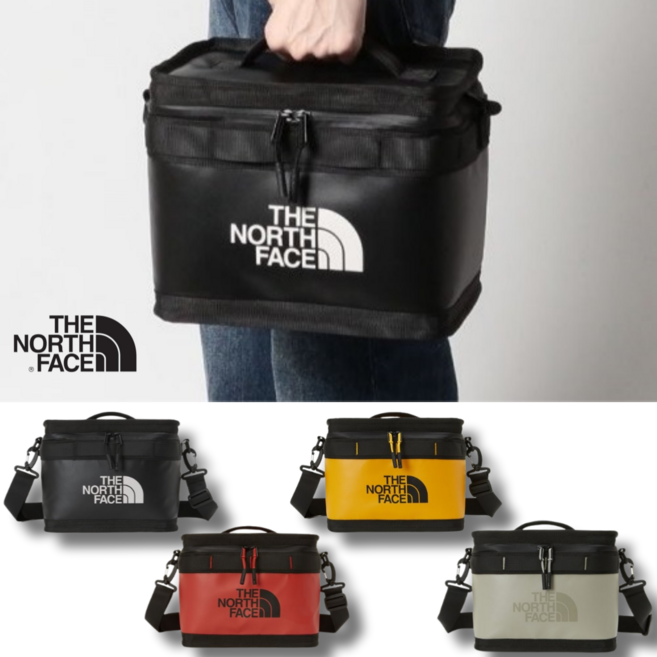 노스페이스 8L 소형 보냉 가방 캠핑 소프트 쿨러 보냉백 보온 아웃도어 피크닉 차박, 레드