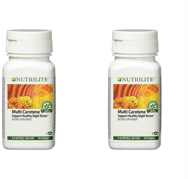 뉴트리라이트 멀티 카로틴 90정 2팩 Nutrilite Natural Multi Carotene - 90 Softgels, 1정, 2개