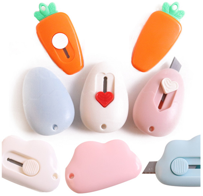 택배 칼 커터 미니당근 미니택배칼 택배송장 당근 구름 계란 판촉물 인기판촉물, 당근칼 낱개