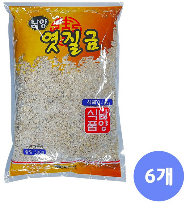 남양식품 엿질금, 500g, 6개