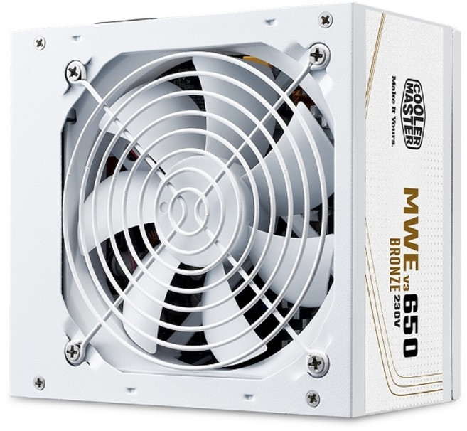 쿨러마스터 쿨러마스터 MWE 브론즈 650 V3 230V ATX3.1 화이트, 선택하세요