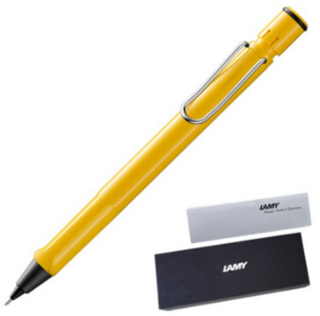 LAMY 사파리 샤프 옐로우 + 하드케이스 + 리플렛, 0.5mm(옐로우), 50개