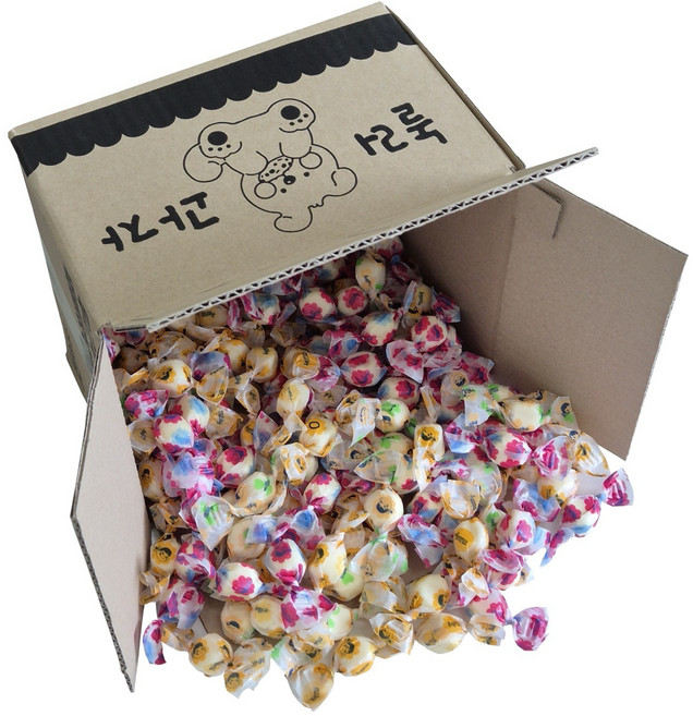 [놀러과자] 후지야 밀키 캔디 사무실 간식 대용량 개별포장, 100개, 3.42g