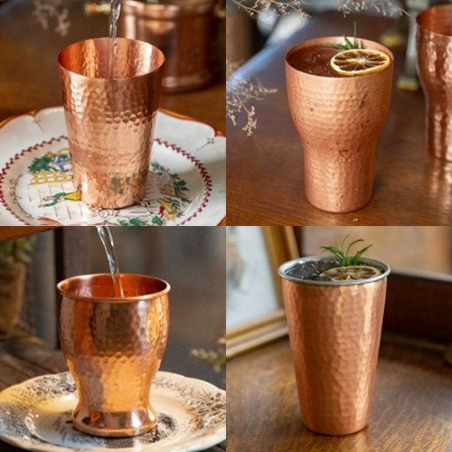 빈티지 향균 순동 핸드메이드 머그잔 구리 맥주잔 아이스커피 머그컵 특이한 컵, 6)NE-PL2091-C 동뚜껑머그, 1개