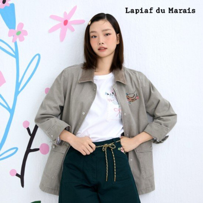 라삐아프 샬롯에디션 25FW 워시드 워크 자켓 1종[런칭 가격 139 000원]