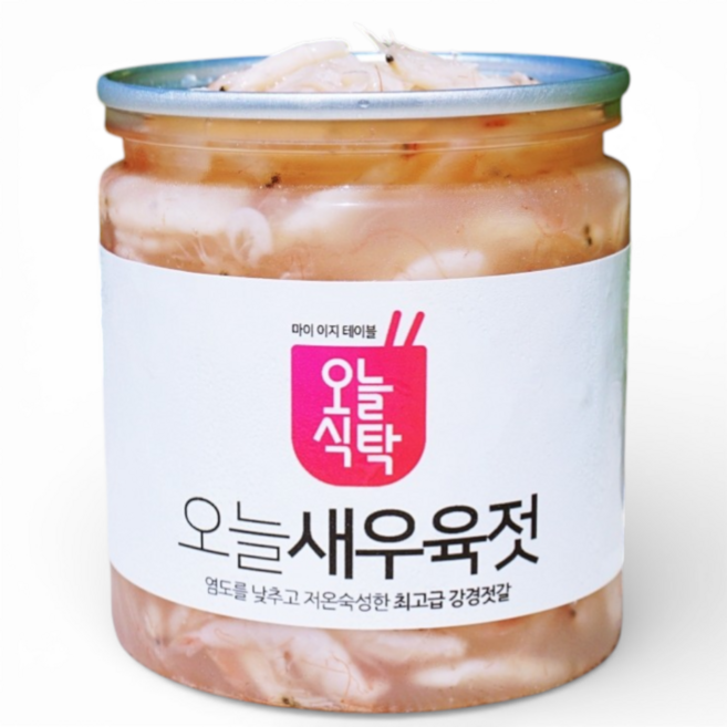 오늘식탁 국산 강경 새우젓 육젓(신안), 1개, 1kg