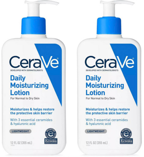 CeraVe 適樂膚 每日保濕潤膚乳液 輕盈型 油水平衡至乾性肌膚適用, 2個, 355ml
