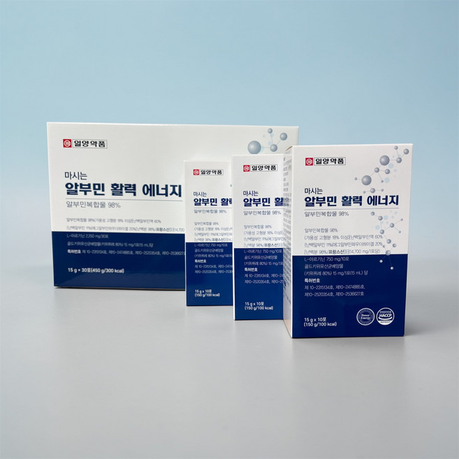 일양약품 마시는 알부민 활력 에너지 15g 30포, 1박스