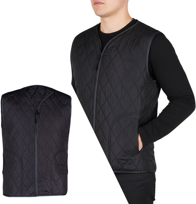 1+1 남자 경량 내피 조끼 작업복 상의