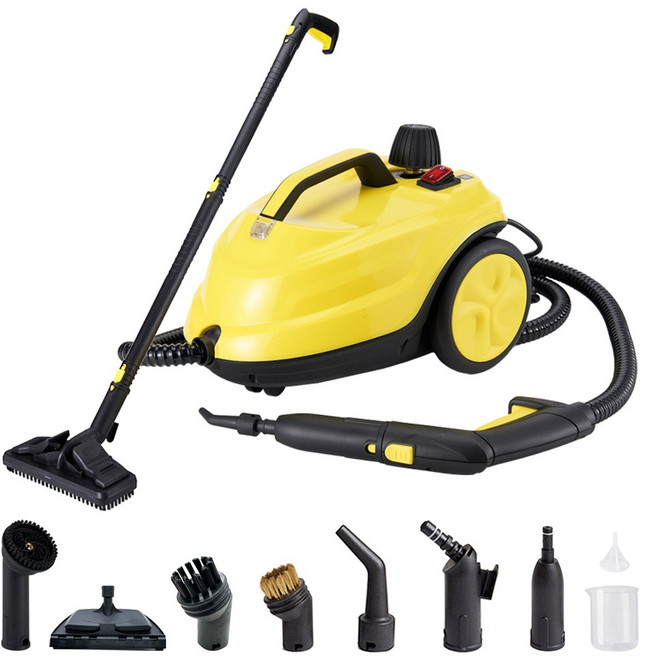 리얼 고온 고압 스팀청소기 가정용 차량용 스팀기 5bar 2.1L 주방 기름때 제거, 예로우 스팀기+가정용 최고급세트SE8620, TT-2