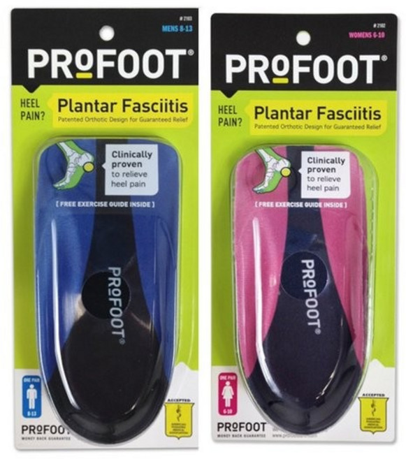 프로풋 플랜터 기능성 깔창 인솔 족저근막염 완화, 여성_퍼플, 1개