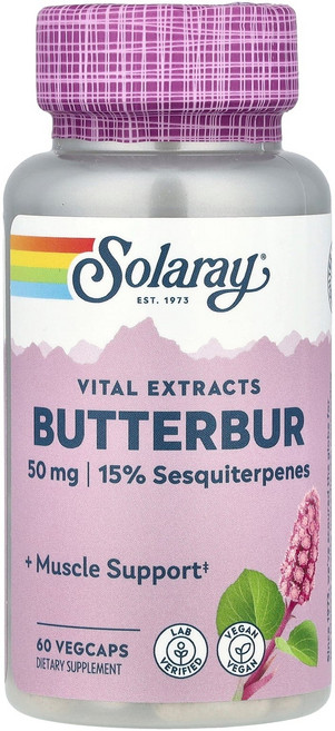 솔라레이 머위 뿌리추출물 50mg 베지 캡슐 60정, SOR11664, 1개