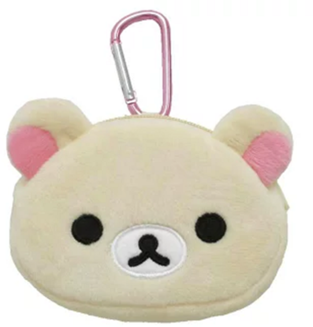 옐상 리락쿠마 카라비너 동전지갑 2종