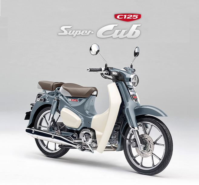 8위 - 혼다 슈퍼커브 C125 클래식 스쿠터 2025년식 125 스쿠터, 맷 그레이