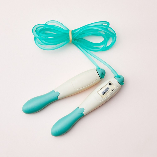 모던하우스 키즈 GYM 길이조절 카운팅줄넘기, 1개, 그린