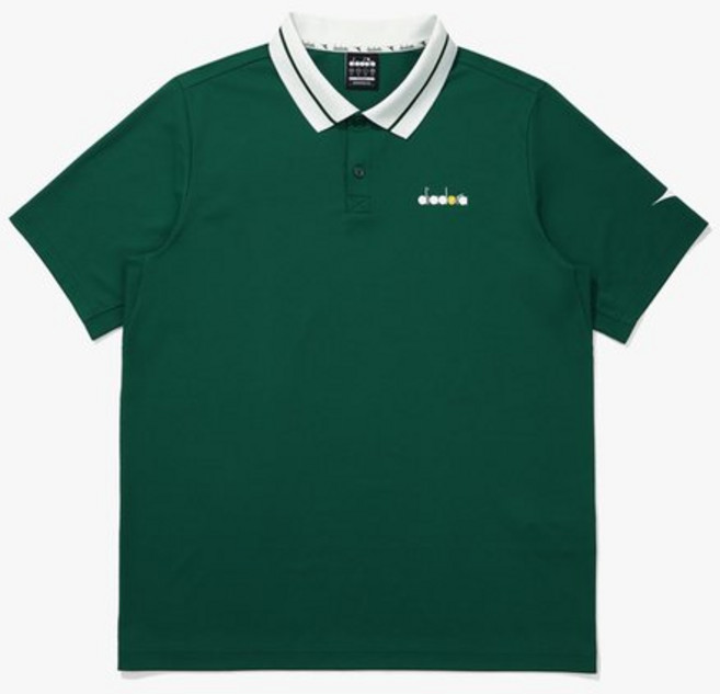 디아도라 [스토어] 클래식 테니스 카라 반팔 티셔츠 GREEN 431326