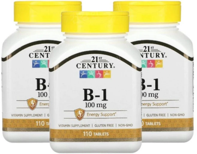 21세기센트리 비타민 B-1 100mg 타블렛, 3개, 110정 - 쿠팡